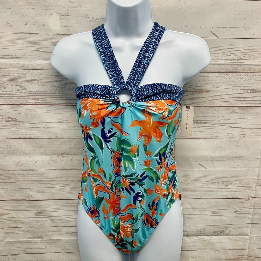 Anthropologie Floral One piece Swimsuit Retail: $118.00